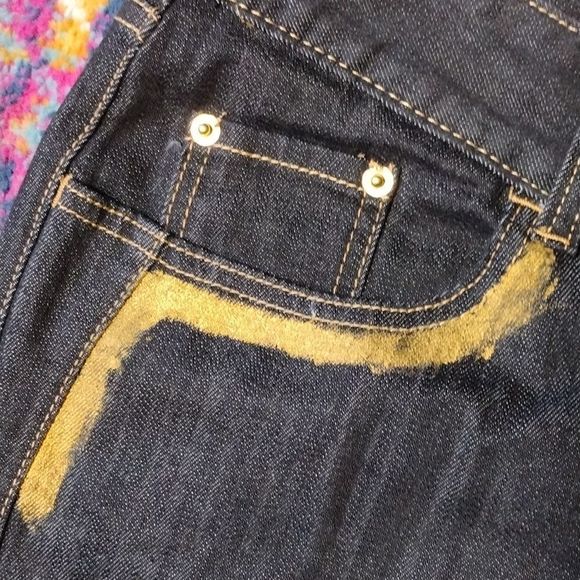 G-Unit Y2K Embroidered High Rise Flare Bottom Vintage Denim Jeans - Picture 6 of 15